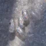 Glitter Nail Stickers Sommer Vand Bølger Stjerneklar Nail Art Fantasy Hav Vand Bølger Negle Designs Negle Stickers Havvand Waves Negle Accessories Negle Art