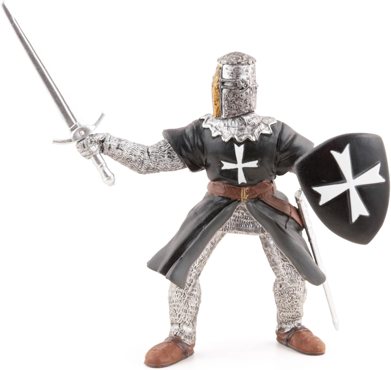 Papo -Håndmalet - Figurer -Middelalder-Fantasi - Johannesriddere med sværd-39938-Samlerobjekt-For børn - Velegnet til drenge og piger - Fra 3 år Actionfigurer Naty Shop