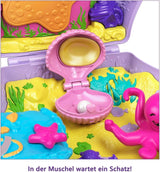 Polly Pocket Kiste Wrap Around Shell Taske Undervands 2 Dukker 1 Ubåd Polly Pocket Havfrue Legetøj 4 år gammelt Legetøj GNH11 Naty Shop Dukker