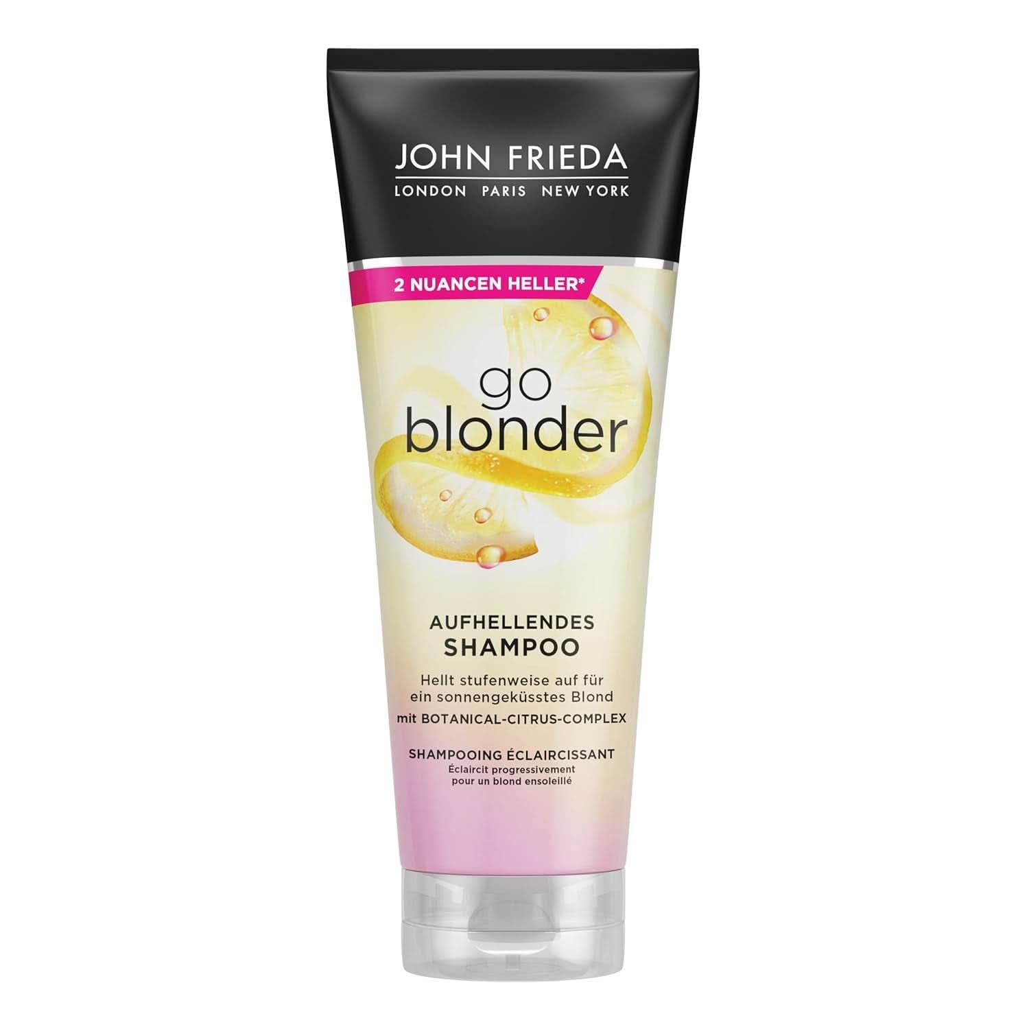 John Frieda Sheer Blonde Go Blonder shampoo, 250 ml Brusebad og bad Naty Shop 250 ml