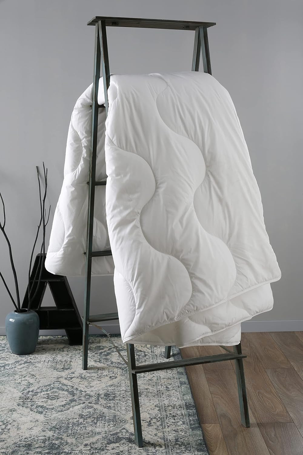 Maxiconfort Ultra dyne, varm, syntetisk fiber, 260 X 240 cm, hvide Dyner og dyner Naty Shop