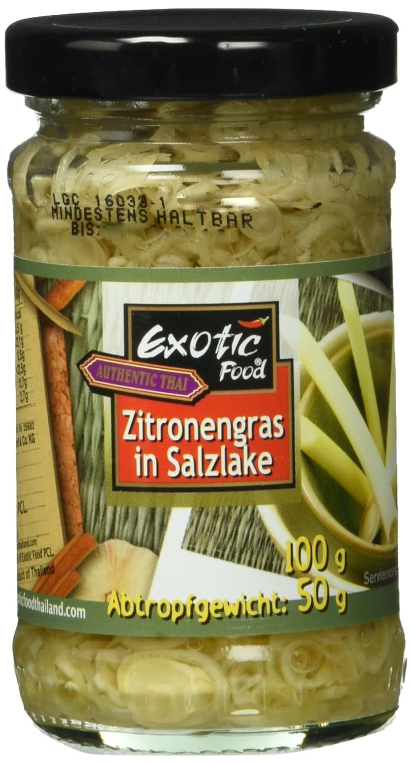 Citrongræs i lage, finthakket, 6 stk. (6 x 100 g)
