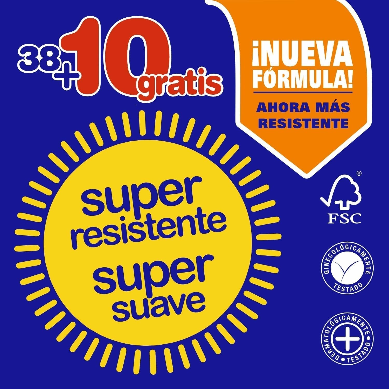 Toiletpapir Renova Super Prom - 48 ruller hvid