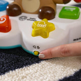 Baby Einstein, Drum & Learn Dean Musical Learning Toy - Multisensorisk babylegetøj, 2 legetilstande, farver, former og instrumenter, 50+ lyde, fra 6 måneder Babylegetøj Naty Shop