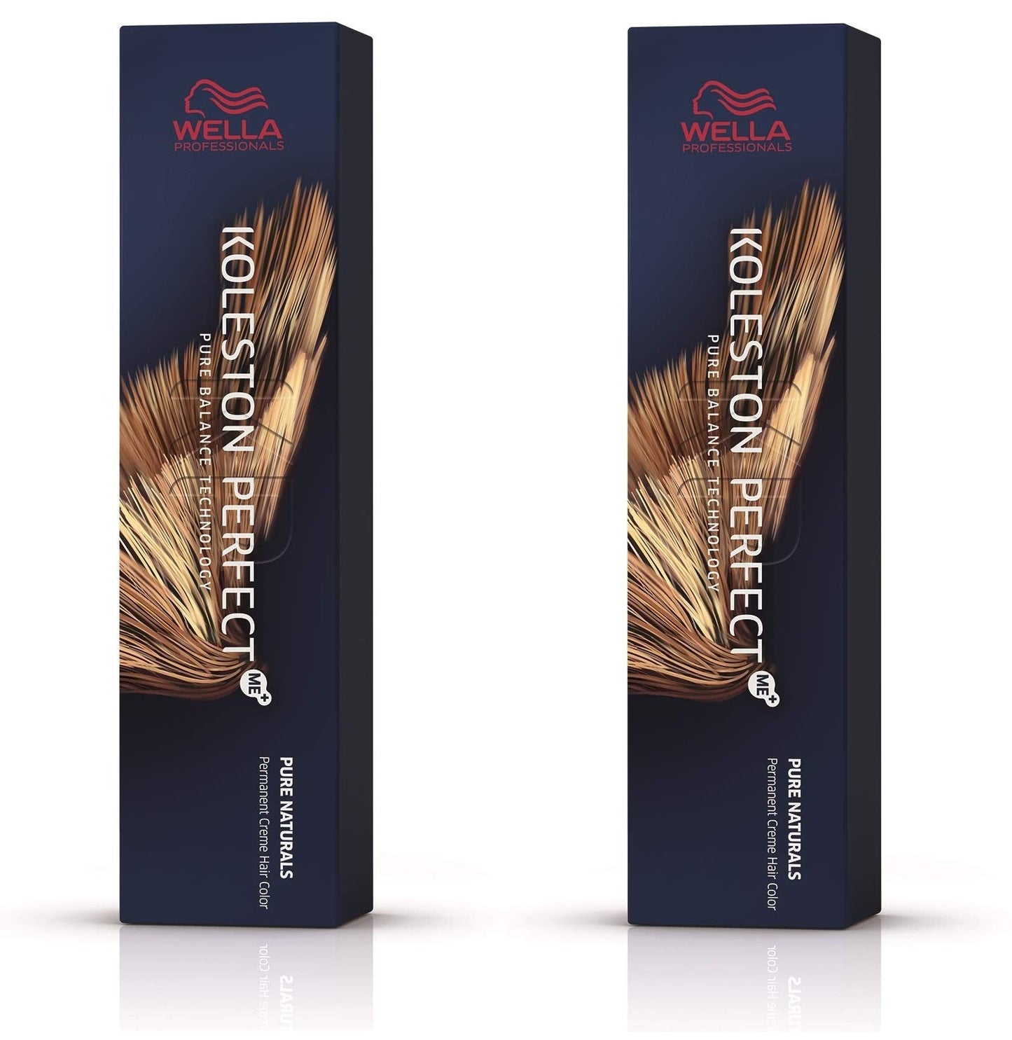 Wella Professionals Wella Koleston Perfect ME KP Pure Naturals 5/00 Lysebrun Natural Intense, pakke med 2 Hårfarve Naty Shop Brun, hvid 60 ml (pakke med 2)