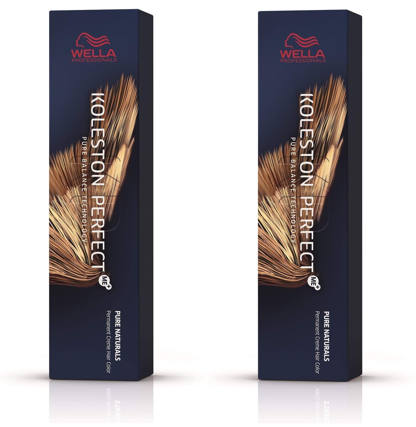 Wella Professionals Wella Koleston Perfect ME KP Pure Naturals 5/00 Lysebrun Natural Intense, pakke med 2 Hårfarve Naty Shop Brun, hvid 60 ml (pakke med 2)