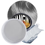 Grøn midlertidig hårfarve, styling af hårfarve til mænd, kvinder, naturlig pomade, hårfarvevoks til fest, cosplay og halloween, jul, creme midlertidig hårfarve (100 g, grøn) Naty Shop hårfarve grå 1G (1 pakke)