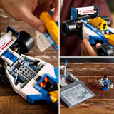 LEGO Icons Williams Racing FW14B med Nigel Mansell - F1 modelbilsæt med racerkørerminifigurer at samle på - Skrivebordsdekoration med stativ - Gave til voksne og teenagere Motorsportsfans 10353 Byggesæt Besuche den LEGO-Store