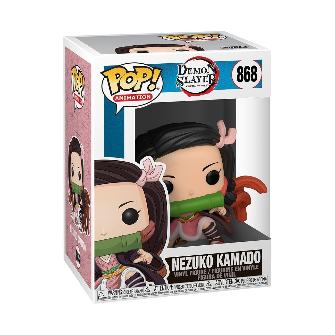 Funko pop! Animation: Demon Slayer - Nezuko Kamado - Vinyl samlerfigur - Gaveidé - Officiel merchandise - Legetøj til børn og voksne - Anime fans - Modelfigur for samlere Actionfigurer Naty Shop Standardtitel