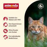 animonda Carny Adult Single Protein Pure Chicken (6 x 400 g), vådfoder til voksne katte med en enkelt proteinkilde, vådfoder til voksne katte, kornfri og sukkerfri