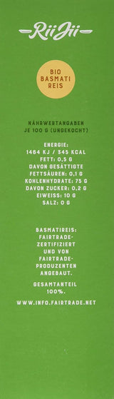Taraori hvid økologisk Basmatiris, FairTrade Naturland, 500 g