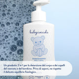 Babycoccole badeshampoo til babyer og børn, med lotusblomstekstrakter og naturlige ingredienser, til følsom hud, 250 ml Børn - Bath and Skincare Naty Shop