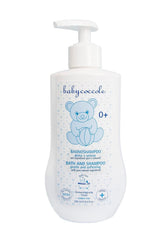 Babycoccole badeshampoo til babyer og børn, med lotusblomstekstrakter og naturlige ingredienser, til følsom hud, 250 ml Børn - Bath and Skincare Naty Shop