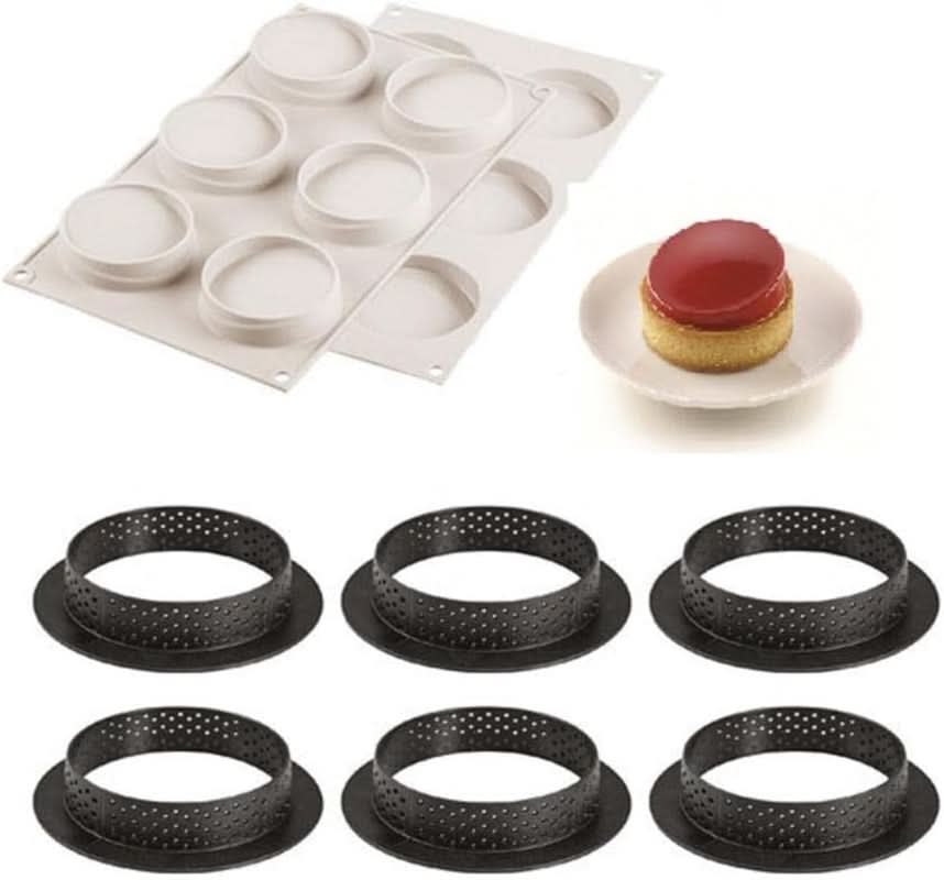 Silikomart bageform til mini kager, Glam, 6 stk Kitchen Naty Shop