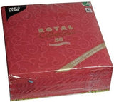 Papstar, 50 servietter "ROYAL Collection" 1/4 fold 40 Cm X 40 Cm Bordeaux "Casali", #84880