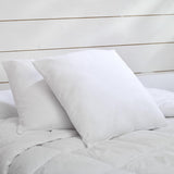 Blå Câlin sæt med 2 puder med fast komfort "Alaska", superfyld, 100% bomuld Percale konvolut, hvid, 65 X 65 Cm Firkantet Naty Shop Standard Puder Firkantet Form 65 X 65 Cm