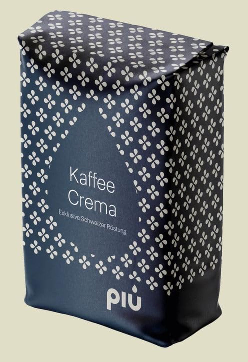 Schümli Classic Café Crème kaffebønner, 1 kg, aromatisk og krydret blanding af Arabica og Robusta, schweizisk tromleristning, hele bønner til fuldautomatiske kaffemaskiner