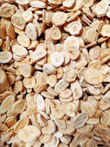 Frysetørrede bananer 150g skiver, Frysetørrede frugter uden tilsætningsstoffer Ren - 100% naturlige tørrede frugter - Tørrede bananer tørrede frugter fra Foozia Dehydrerede produkter Naty Shop