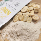 Frysetørrede bananer i pulverform | XL 300g Frugtpulver Frysetørret bananpulver | Til smoothie, bagning, kage | Frysetørret banan | Frysetørrede frugter | ZingyZoo Banana Powder Naty Shop Dehydrerede produkter