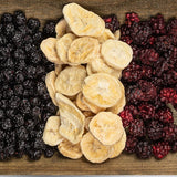 Frysetørrede bananer | Pakke 120g Tørrede bananer uden sukker | Frysetørret banan | Bananer med tørret frugt | Frysetørrede friske bananer | Frysetørrede bananskiver Naty Shop dehydrerede produkter