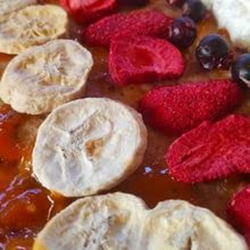 Frysetørrede bananer | Pakke 120g Tørrede bananer uden sukker | Frysetørret banan | Bananer med tørret frugt | Frysetørrede friske bananer | Frysetørrede bananskiver Naty Shop dehydrerede produkter
