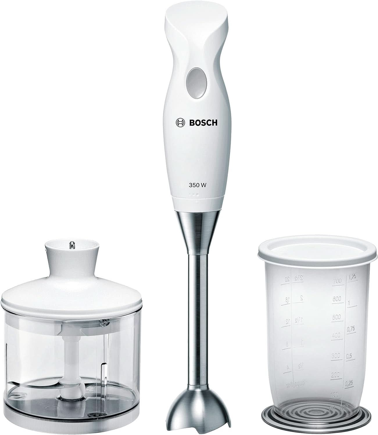 Haushaltsgeräte MSM6B500 Standarmatur, 350 W, Silber/Weiß Kitchen Naty Shop