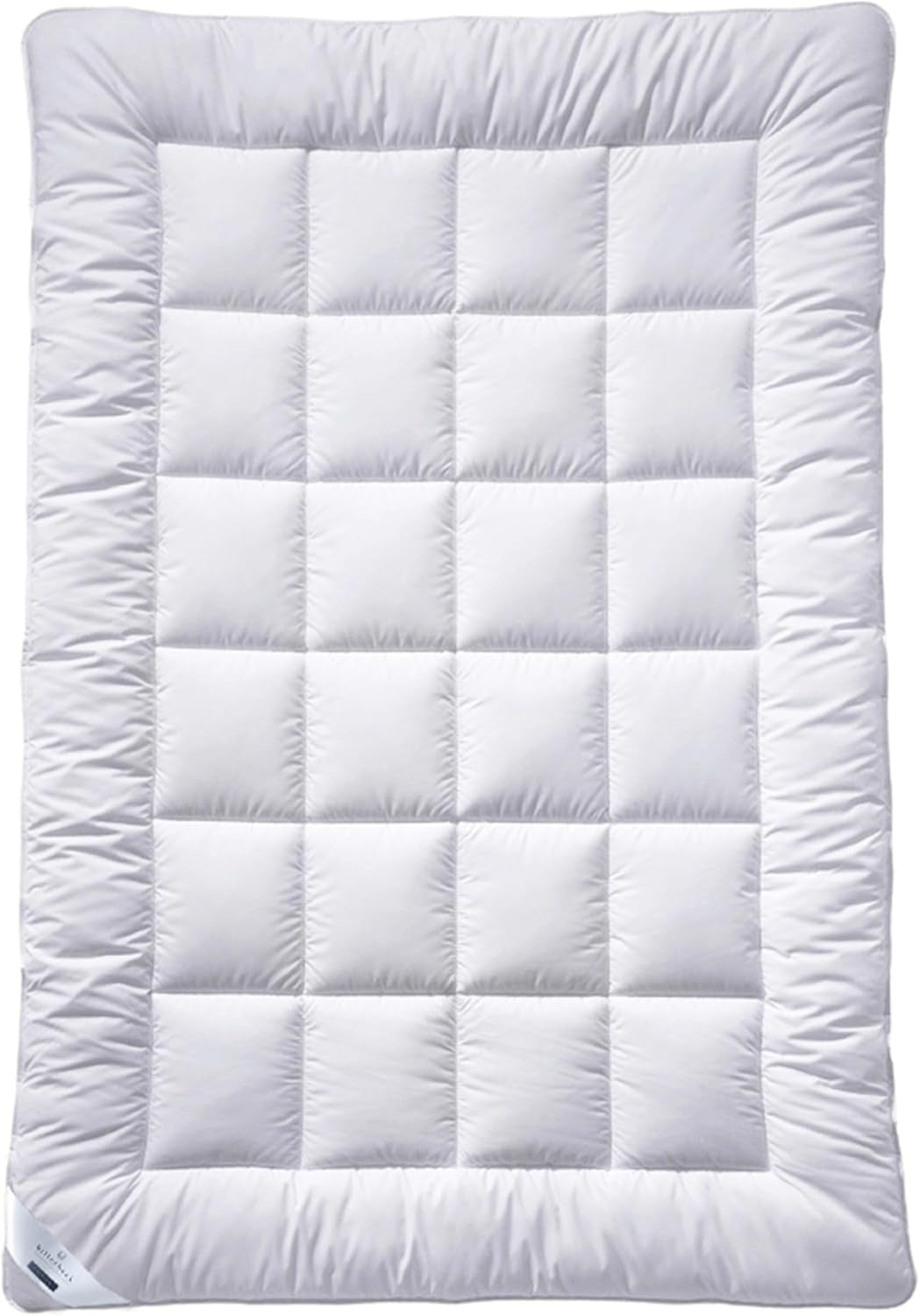 Billerbeck E22 Wash-Star UNO quilt - helårsdyne - 135 X 200 cm - fiberdyne - Magicfill® - hule fibre, 100 % polyester - med Eco Wash-Egg dyner og dyner Naty Shop Medium (M) 135 X 200 Cm