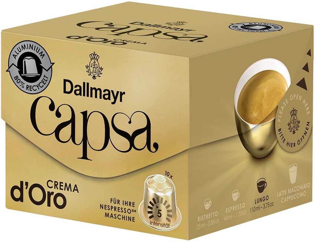 Longo Crema d´Oro Kapsel 10 kapsler