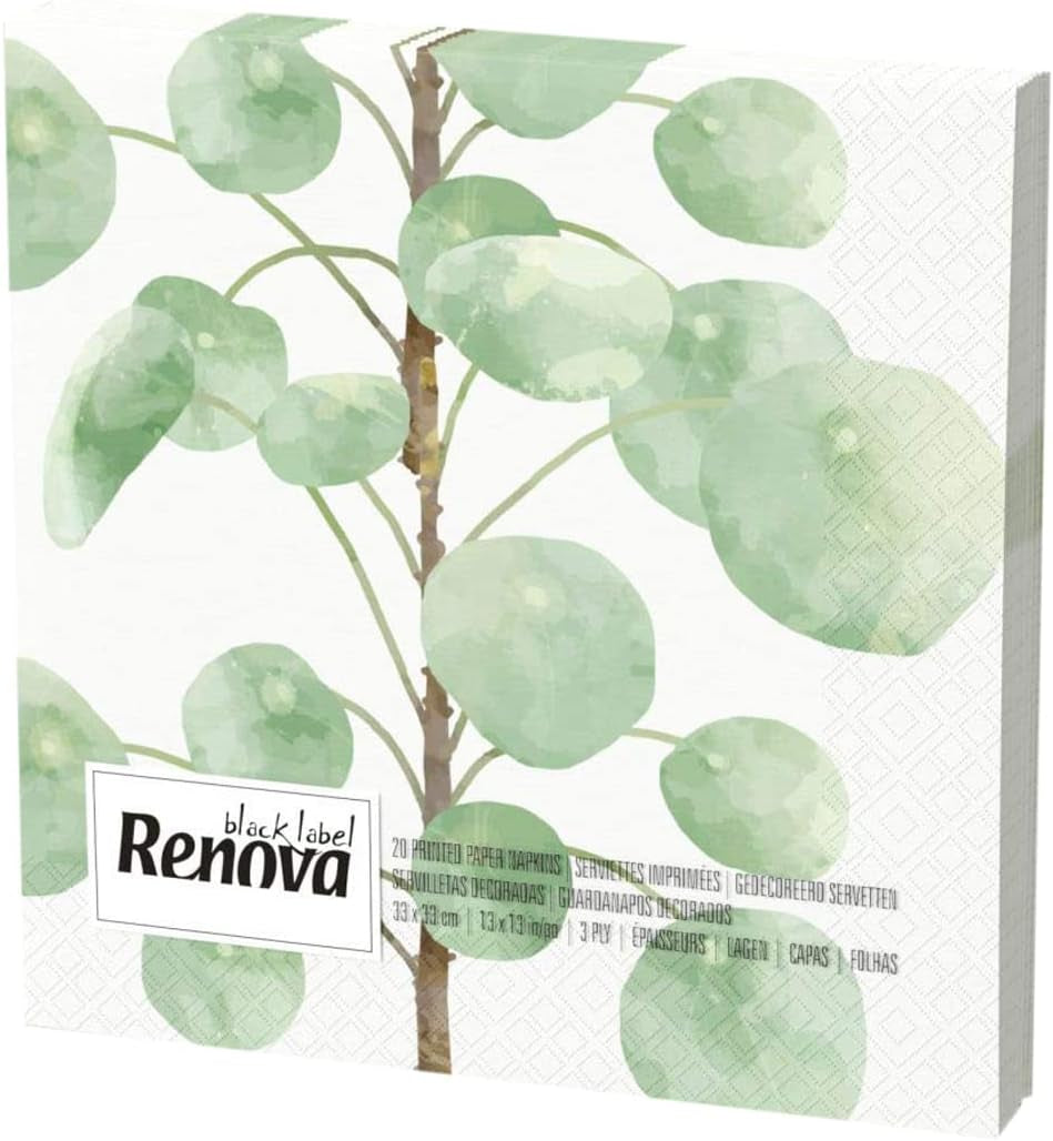Renova Ultra tynde papirservietter - 20 servietter
