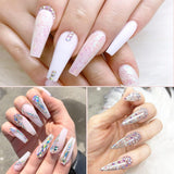 4200 Stück Strasssteine ​​​​Für Nägel, Nagelglitzer, Pailletten, Nagelaufkleber Mit Kristallen, Nagel-Edelsteinen, Diamanten Für Nagelkunst, Einschließlich Wachsstift Für Strasssteine ​​Und Strass-Picker
