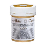 Madfarve Sugarflair Chocolate Gold - Farvet økologisk kakaosmør, chokoladefarve til farvning af chokolade, praliner - 35 g