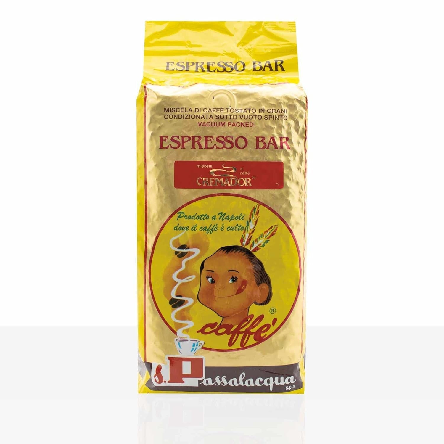 *WOW* Passalacqua Cremador kaffebønner, 6 pakker á 1000 g hver, kaffe 6 kg