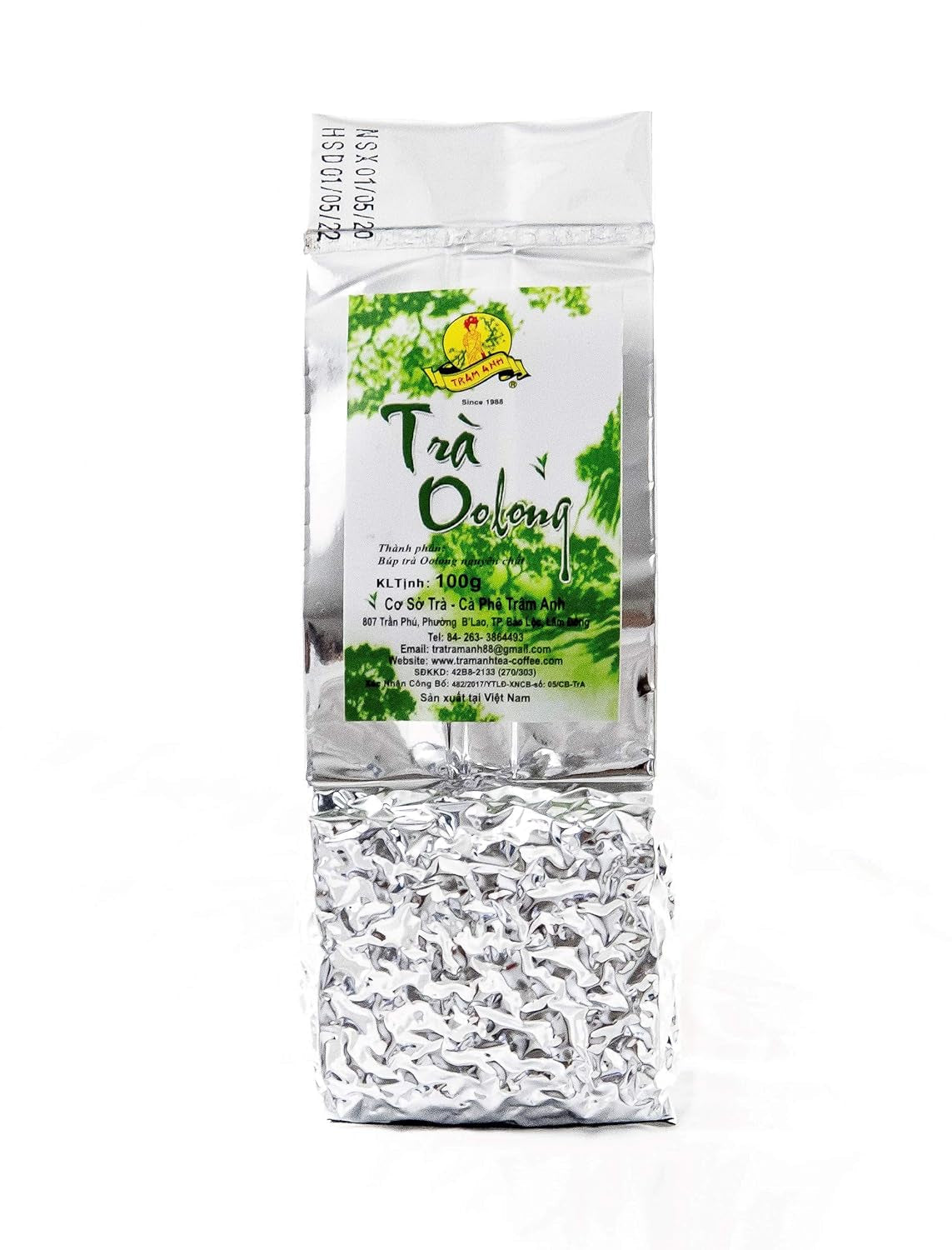 Dong Ding Oolong | Mountain Oolong | Blomstersød og delikat, med en klar farve | Bjergforårshøst | Håndplukket og naturligt | Te til slankning og afgiftning | 100 g