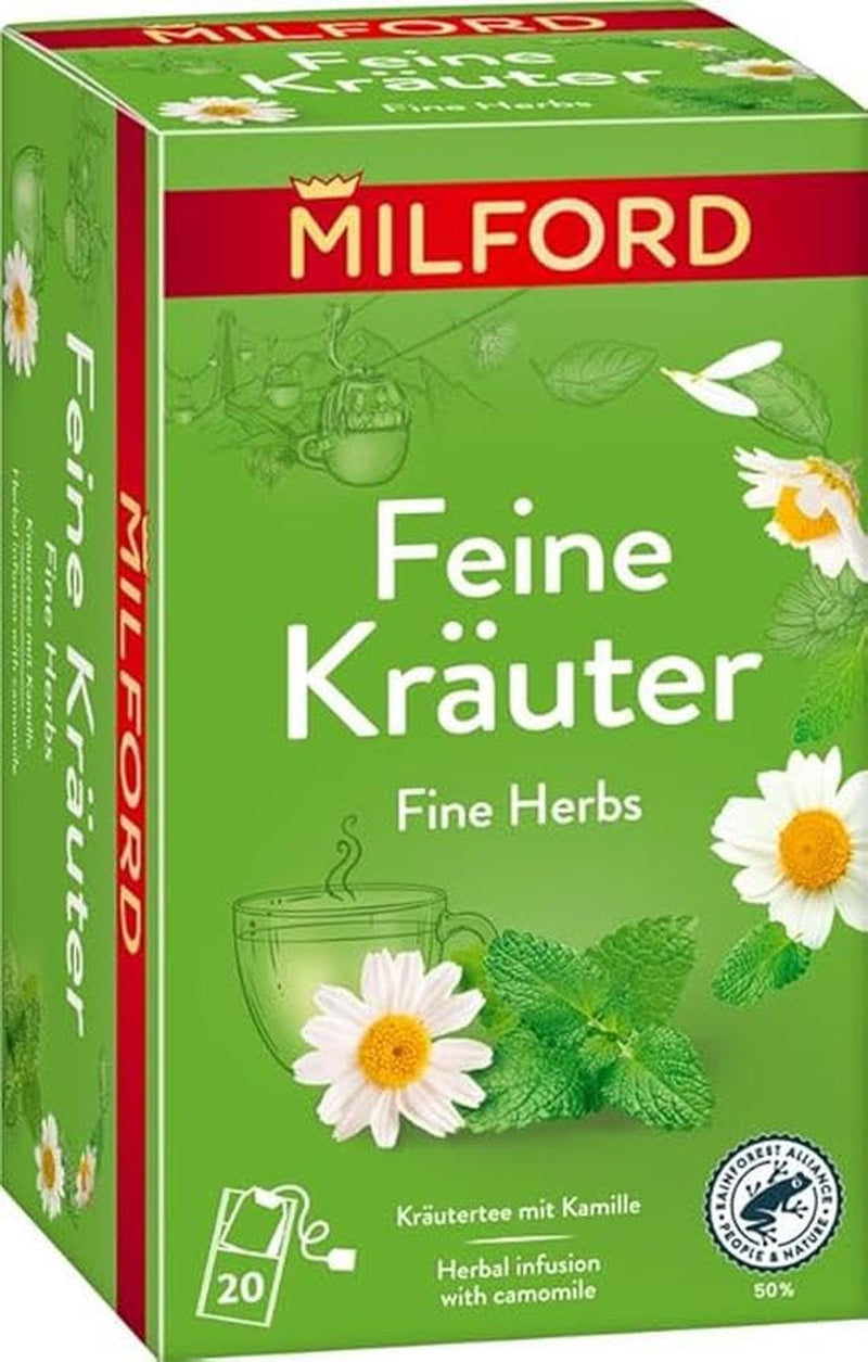 MILFORD Fine planter | Urtete med kamille | 20 teposer