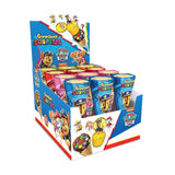Crunchiez Surprise PAW PATROL, chokoladehasselnøddefyldt iskegle med en højkvalitets overraskelse, 12 x 25g bakke