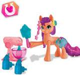 My Little Pony - Discover Your Sparkle Pony: Beauty Mark Magic Sunny Starscout, Pony fra hov til hjerte 7,5 cm, 5+, F5250, Multicolor