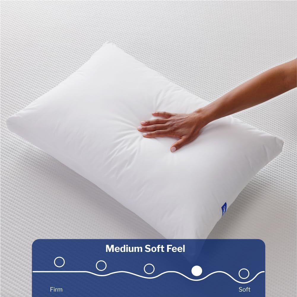 Casper Sleep Essential Pude til Sove, King, White Naty Shop Standard Puder