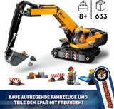 LEGO City larvegravemaskine, legetøjsgravemaskine til børn fra 8 år, byggelegetøj med gravemaskinemodel, bygbar lastbil med tilbehør og 3 minifigurer 60420 Byggesæt Besuche den LEGO-Store
