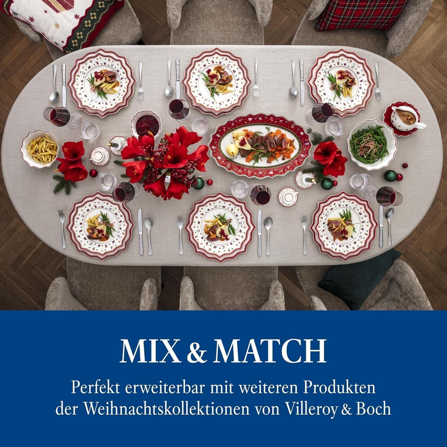 Villeroy & Boch - Toy'S Delight kaffeskesæt 6 styk Silver Platinum, tåler opvaskemaskine Kitchen Naty Shop