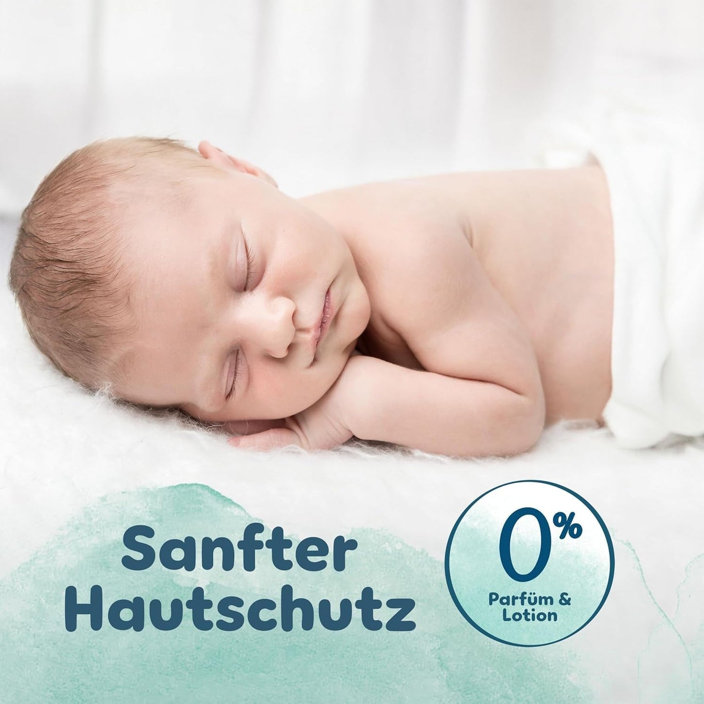 Pampers Harmony bleer størrelse 2, 204 bleer, 4 kg-8 kg, skånsom hudbeskyttelse med 100 % Pampers beskyttelse