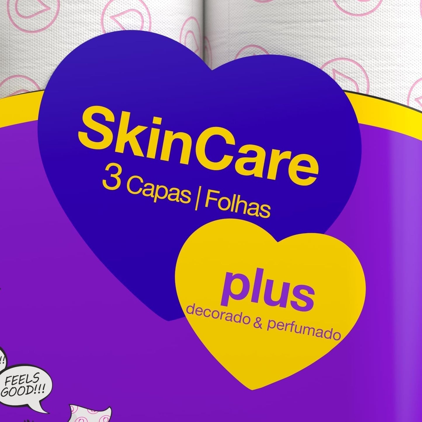 Renova - Toiletpapir Skin Care Plus, Dekoreret, Duftende - 12 ruller (Toiletpapir)