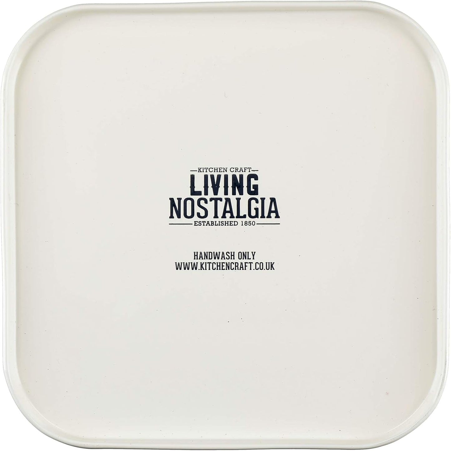 KitchenCraft Living Nostalgia sæt med 3 opbevaringskrukker til te, sukker og kaffe i gaveæske, stål, antik creme, 11 cm x 11 cm x 17 cm, vintage blå madopbevaringsbokse Naty Shop