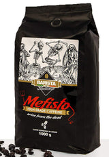 🔱 Mephisto - Ekstremt stærk kaffe 🔱 1 kg kaffebønner 🔱 Kaffe med højt koffeinindhold 🔱 Robust Premium