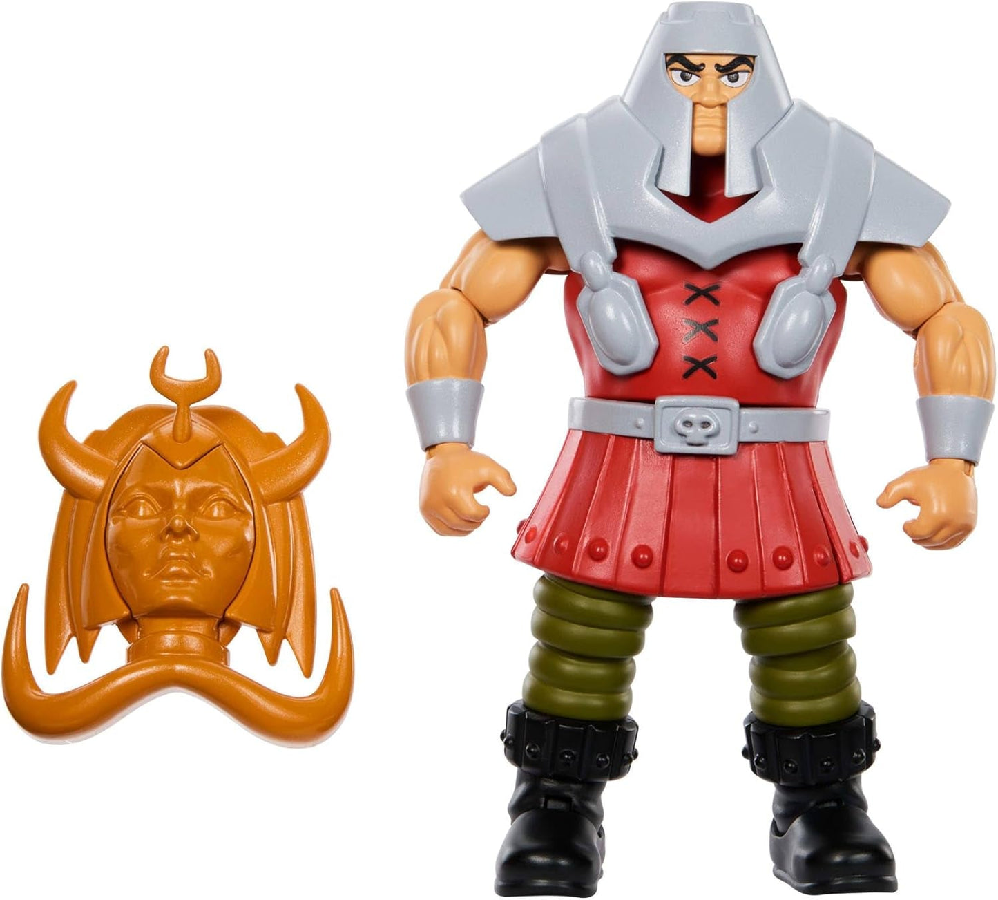 Masters of the Universe Origins Actionfigur Ram Man fra tegneseriesamlingen, ca. 14 cm høj MOTU Ram Figur 1980'er TV Detaljeret design og tilbehør JBM77 Actionfigurer Naty Shop Standardtitel