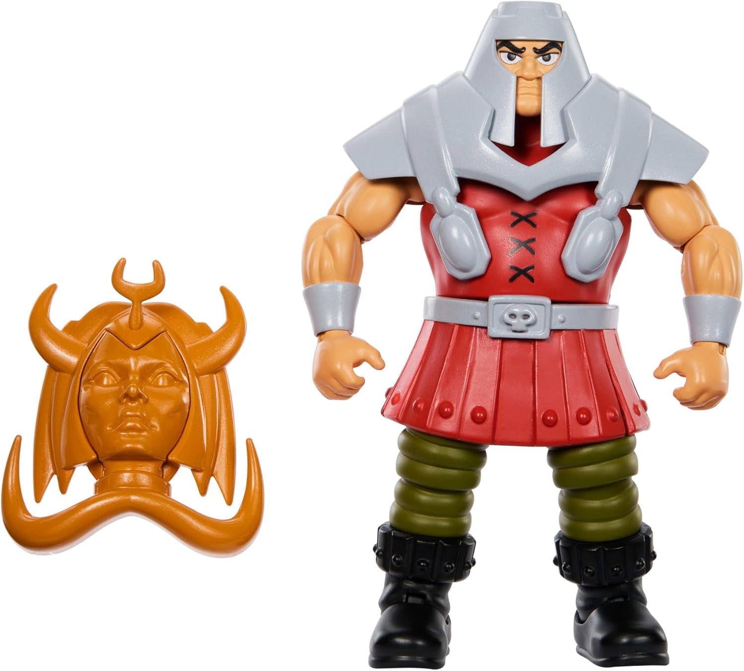 Masters of the Universe Origins Actionfigur Ram Man fra tegneseriesamlingen, ca. 14 cm høj MOTU Ram Figur 1980'er TV Detaljeret design og tilbehør JBM77 Actionfigurer Naty Shop Standardtitel