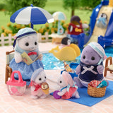 Sylvanian Families - 5759 Sælfamilie Dyrefigur detaljeret legetøj for alderen 3 og opefter
