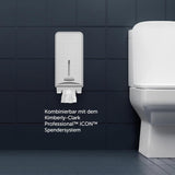 Kleenex enkeltark toiletpapir 8408, 2-lags toiletpapir i bulkpakker, lavet af Fsc-certificeret papir, 36 pakker X 200 ark (7.200 ark)