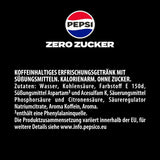 Pepsi Zero Sugar, Sodavand uden sukker fra Pepsi, uden kalorier, sæt 6 x 1,75 liter Alkoholfri drikke Naty Shop
