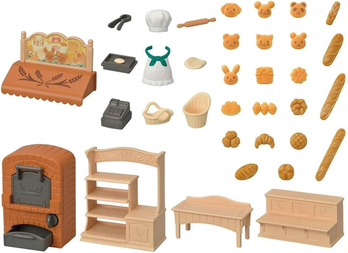 Sylvanian Families 5536 Starter House Bageri Sæt - Dukkehus Legesæt Dukkehuse Naty Shop