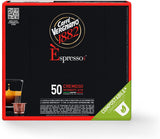 Caffè Vergnano 1882 - Èspresso Kompostierbare Kaffeekapseln, kompatibel med Nespresso, Cremoso (cremet) - Packung Enthälts 50 Kapseln